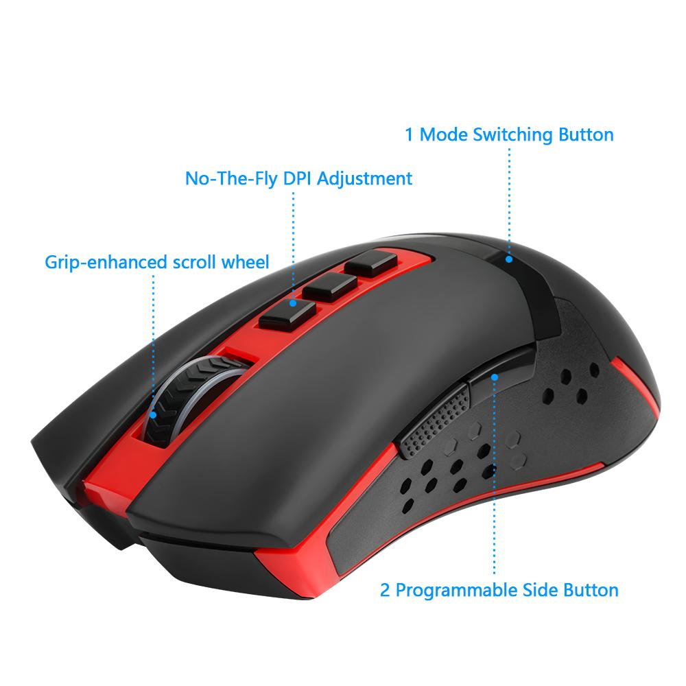 USB Wireless Gaming Mouse - 4800 DPI
