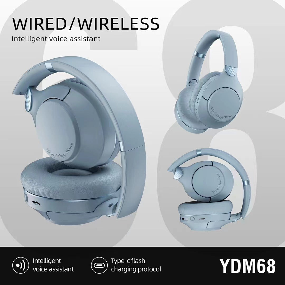 Wireless Bluetooth Headset with Heavy Bass