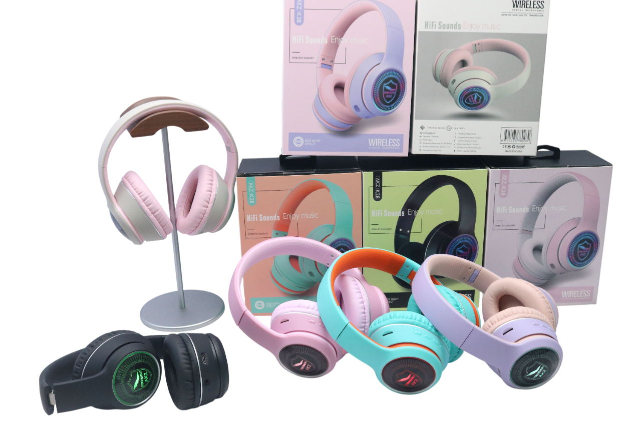 High Quality Wireless Bluetooth Headset with RGB Light