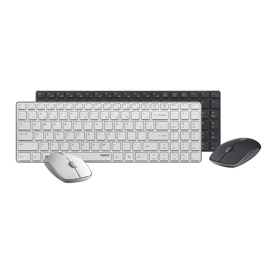 Ultra Thin Metal Wireless Keyboard And Mouse Combo For PC