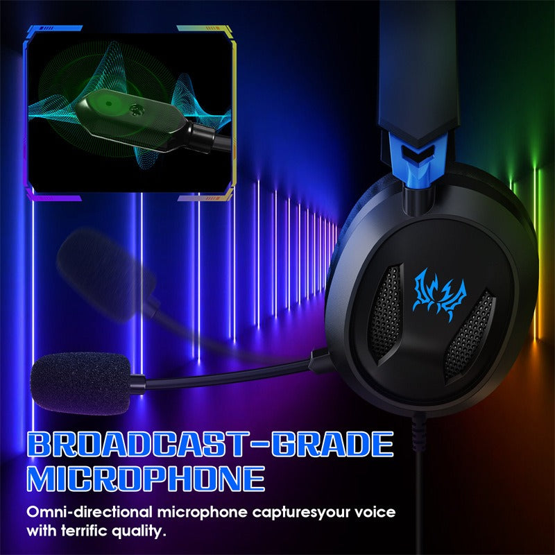Head Mounted Wired Gaming Earphones
