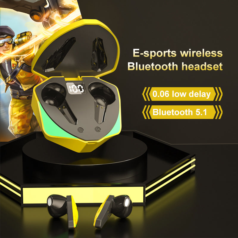 Wireless Bluetooth Headset for Gaming & Sports
