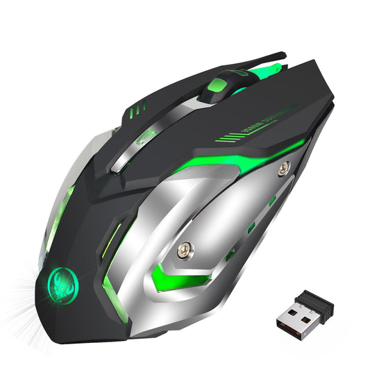Rechargeable Wireless Gaming Mouse with RGB Lighting
