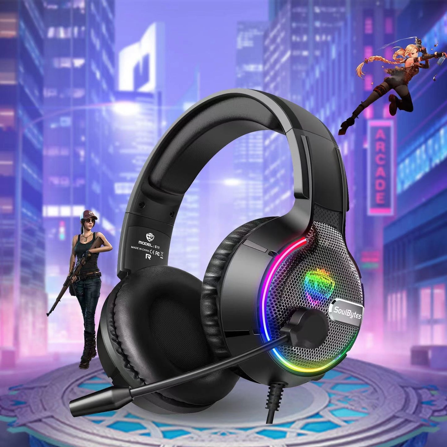 Wired RGB Gaming Headset