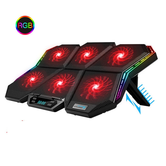 Gaming Laptop Cooler with RGB Lighting and USB Ports