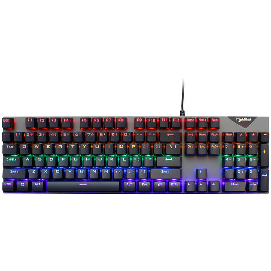 Mechanical RGB Gaming Keyboard Wired Blue Switch 104-Key Keyboard