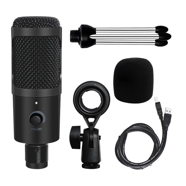 Professional USB Condenser Microphone for Gaming