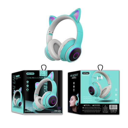 Cat Ears Bluetooth Headset - Wireless Stereo