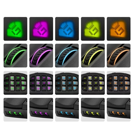 16400DPI USB Gaming Mouse - 19 Buttons