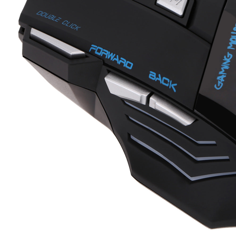 Colorful 7D Wired Mouse with Fire Key Gaming Mouse