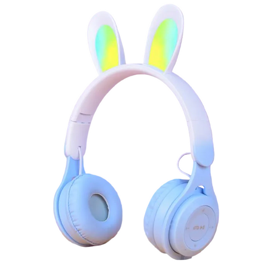 Rabbit Ear Luminous LED Bluetooth Headset - Wireless