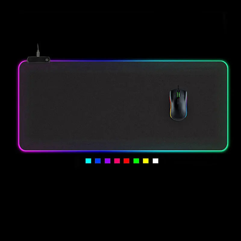 LED Light Gaming Mouse Pad RGBk