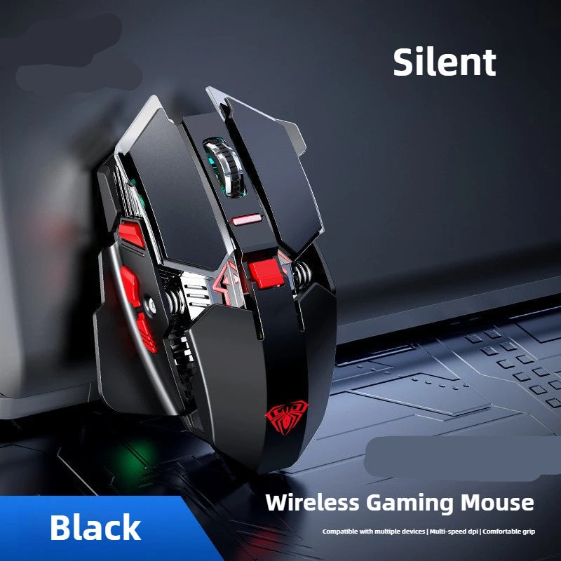 Wireless 2.4G Gaming Mouse RGB 3200DPI Rechargeable Silent Esports