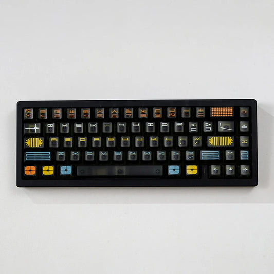 Exhibition Theme 122 Keycaps Transparent for MX Mechanical Keyboard