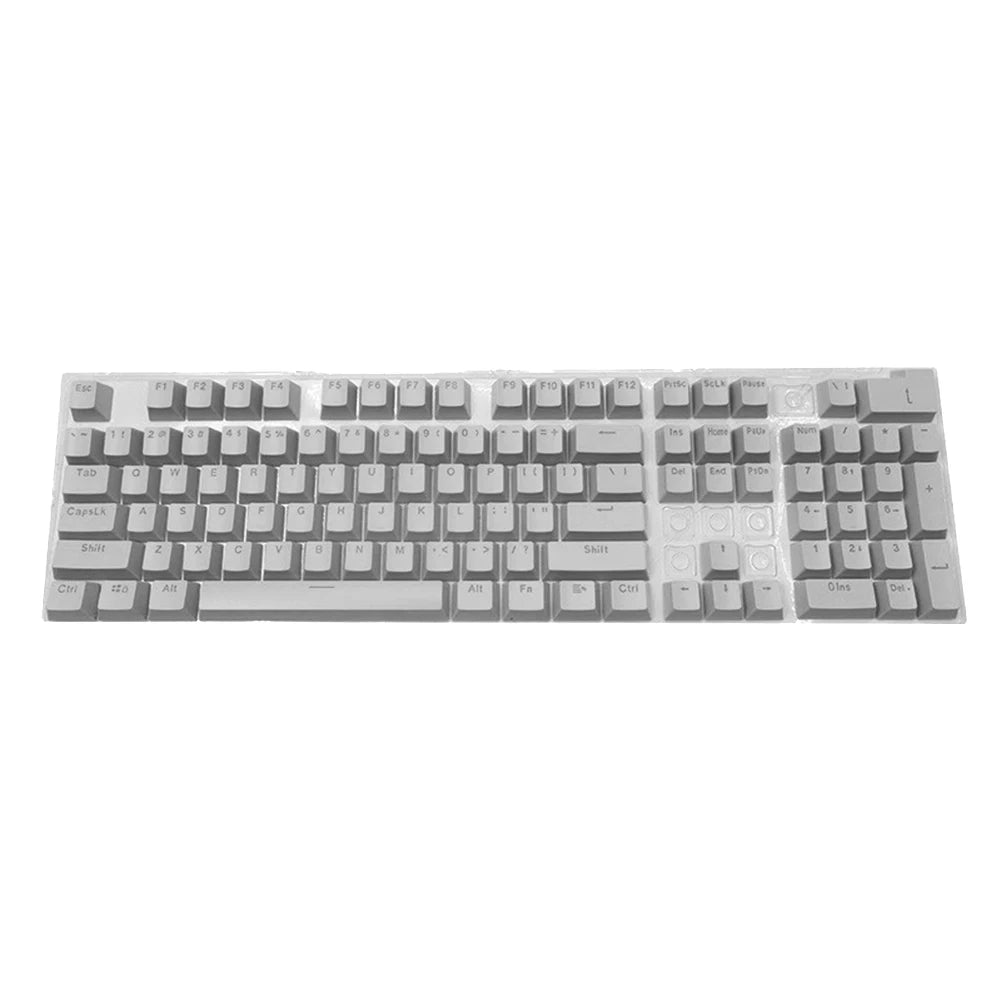 104 Key ABS Blank Backlit Keycaps Set For Cherry MX Mechanical Keyboards