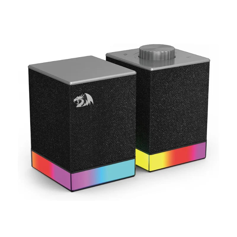 RGB Computer Speaker - 2.0 Stereo Sound System with BT & USB Dual Connectivity