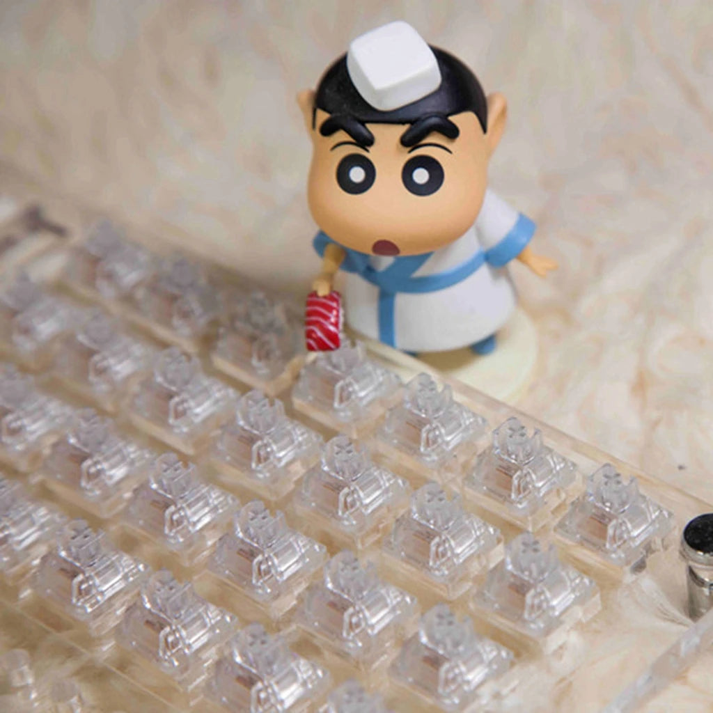 Frozen Switch V2 39g Linear Silent 3 Pin RGB Transparent Keyboard Switches