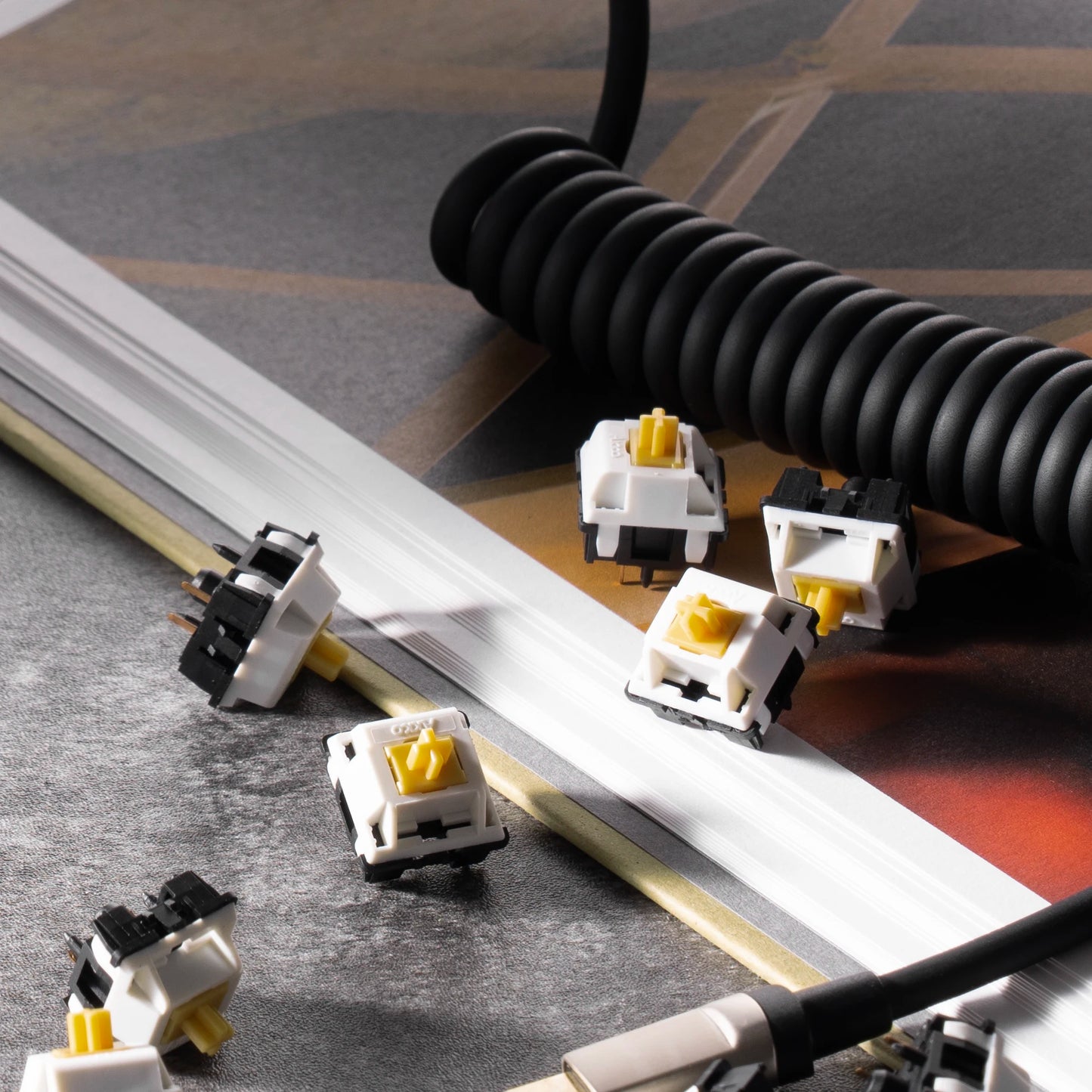 Penguin Silent Tactile 50gf 5 Pin Switch For MX Mechanical Keyboard 45 Pack