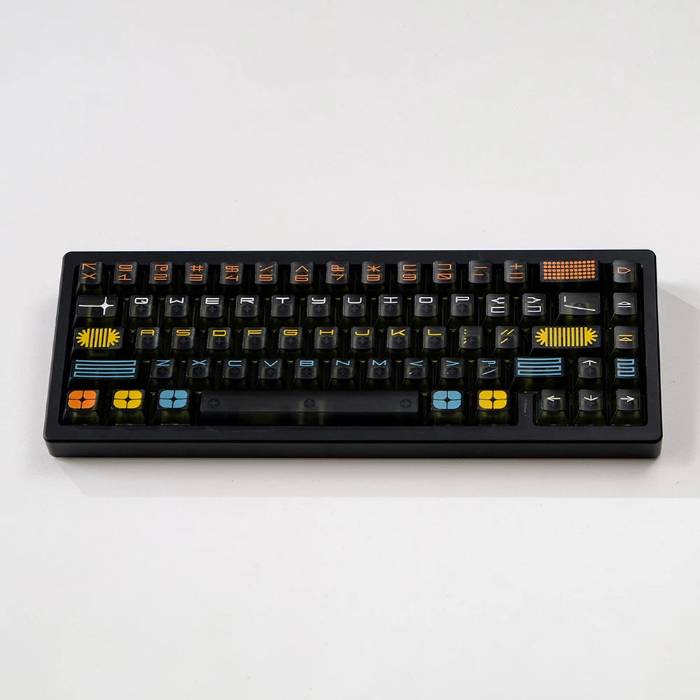 Exhibition Theme 122 Keycaps Transparent for MX Mechanical Keyboard