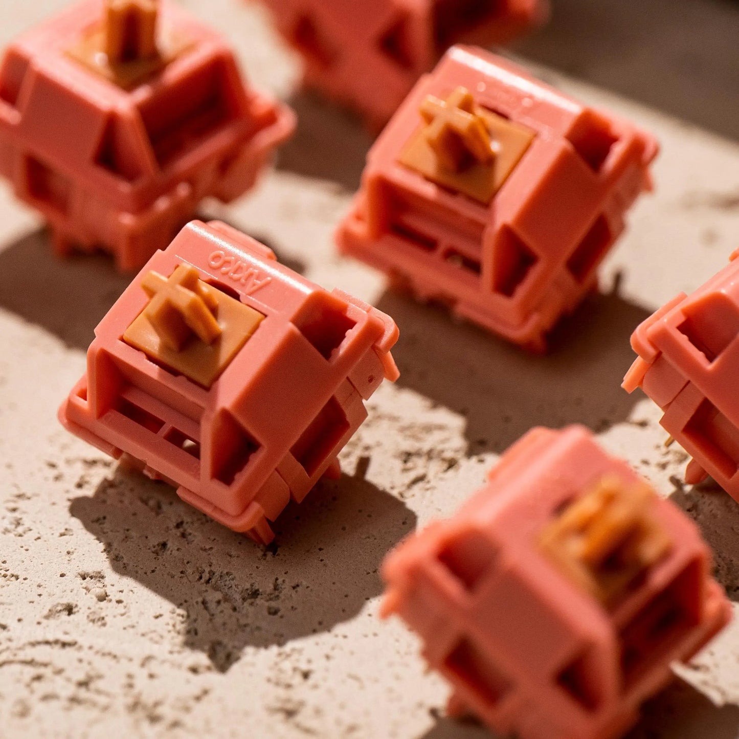 Rosewood 5 Pin 40gf Linear Switch Factory Lubed For MX Mechanical Keyboard 45 Pcs