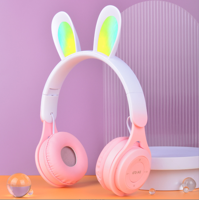 Rabbit Ear Luminous LED Bluetooth Headset - Wireless