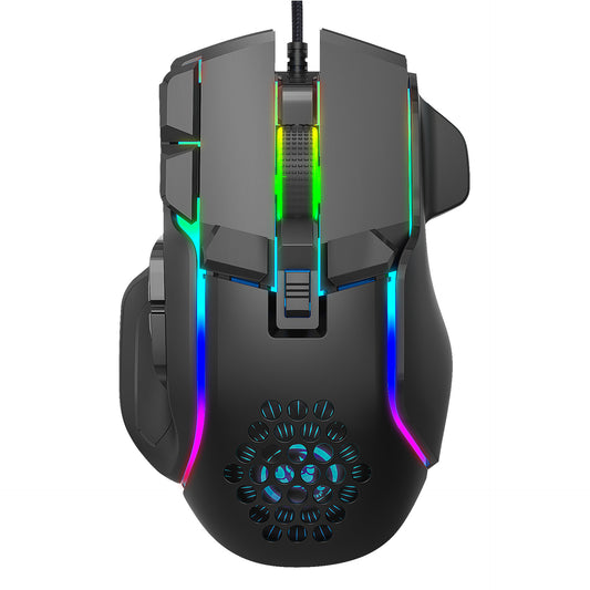 Programmable Gaming Mouse with RGB Lighting - 12800 DPI
