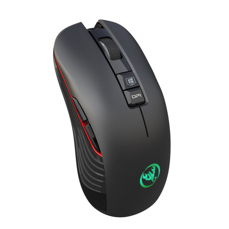 Rechargeable Wireless Mouse 3600dpi - Adjustable & Colorful