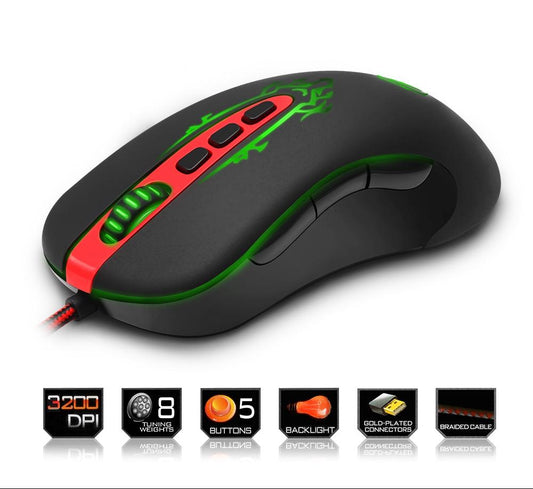 3200 DPI Gaming Mouse with Programmable Buttons