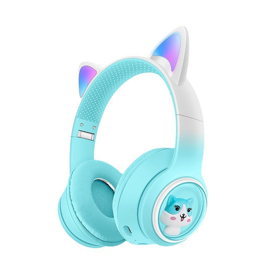 Light-Emitting Cat's Ears Bluetooth Headset