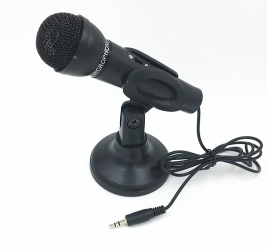 Condenser Microphone with 3.5mm Plug for PC Desktop Stand