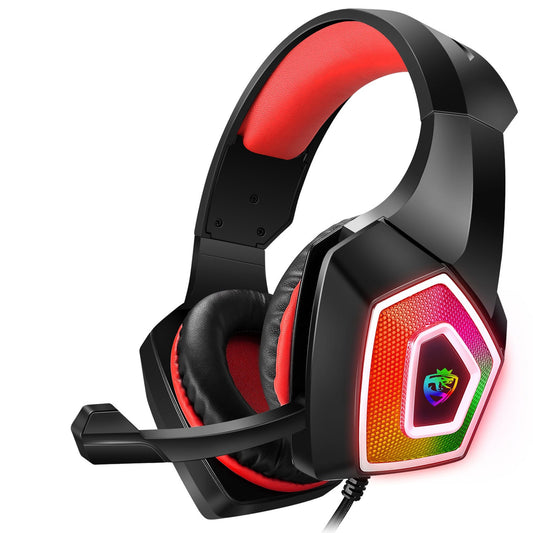 Colorful RGB Wired Head Mounted Gaming Headphones