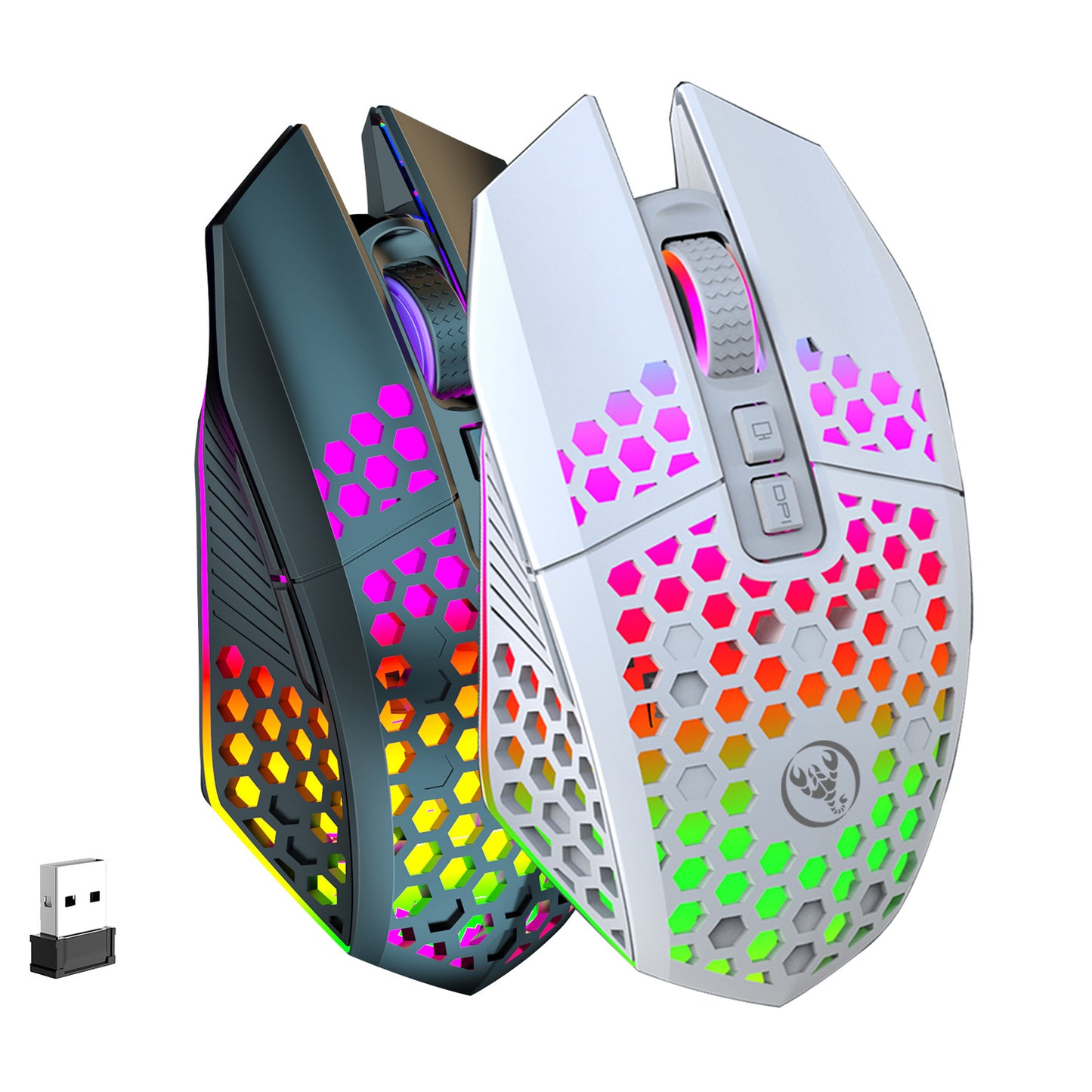 Lightweight Hollow Hole Mouse - Wireless Gaming Mouse