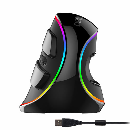 Ergonomic Vertical Gaming Mouse - 4000 DPI RGB