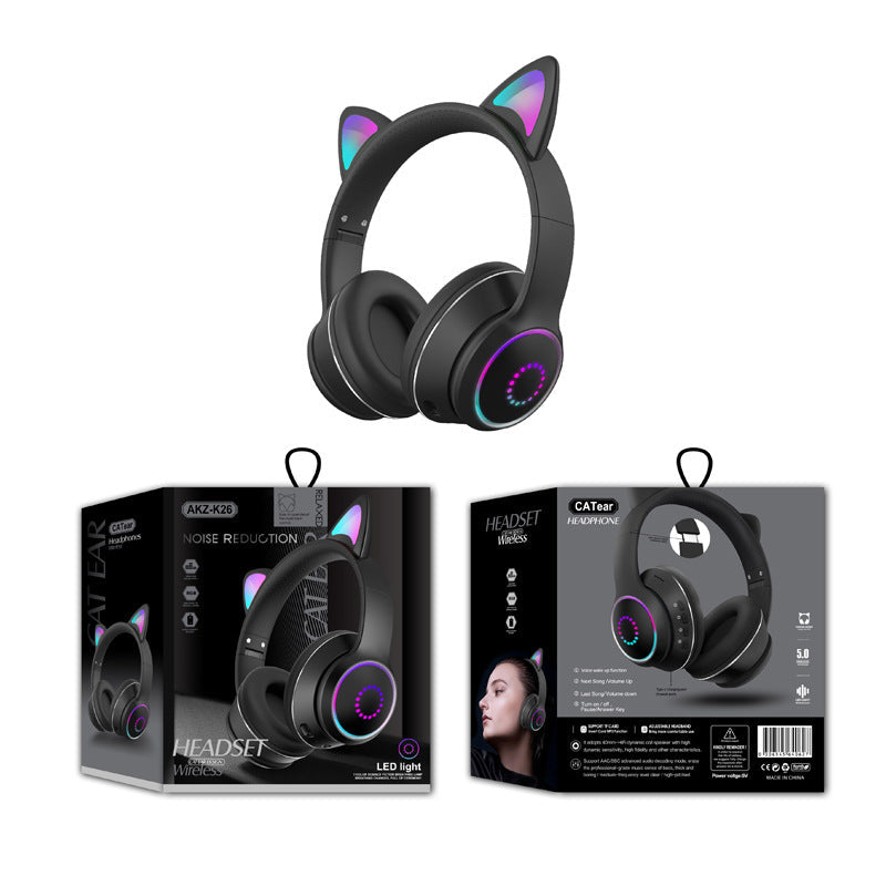 Cat Ears Bluetooth Headset - Wireless Stereo