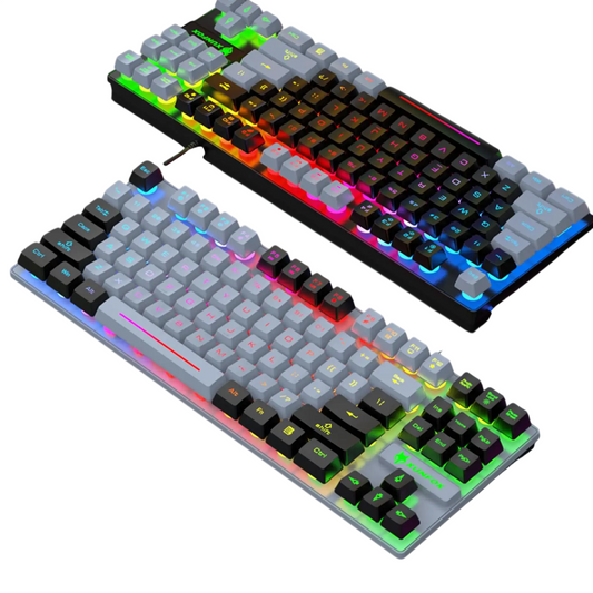 Colorful LED Backlit Gaming Keyboard for Desktop Typing PC