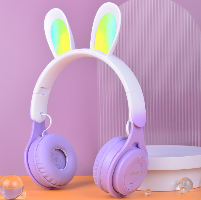 Rabbit Ear Luminous LED Bluetooth Headset - Wireless