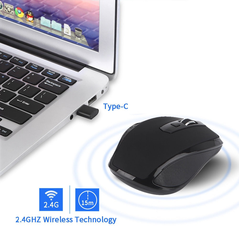 USB-C Wireless Silent Mouse