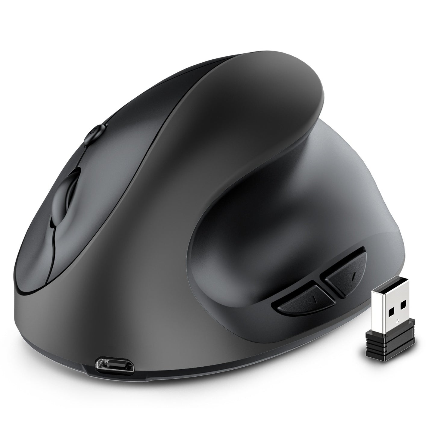 Ergonomic Vertical Silent Wireless Mouse