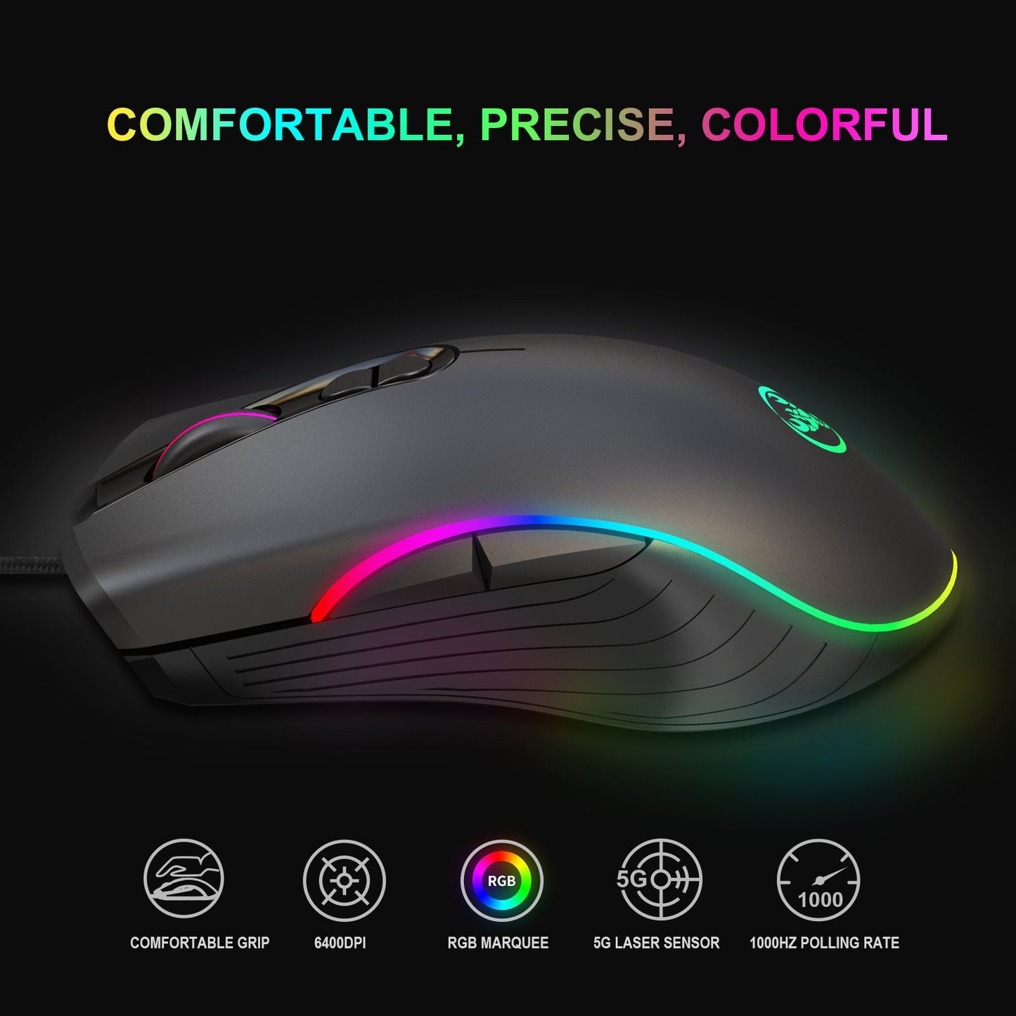 Wired Gaming Mechanical Mouse RGB for E-Sports