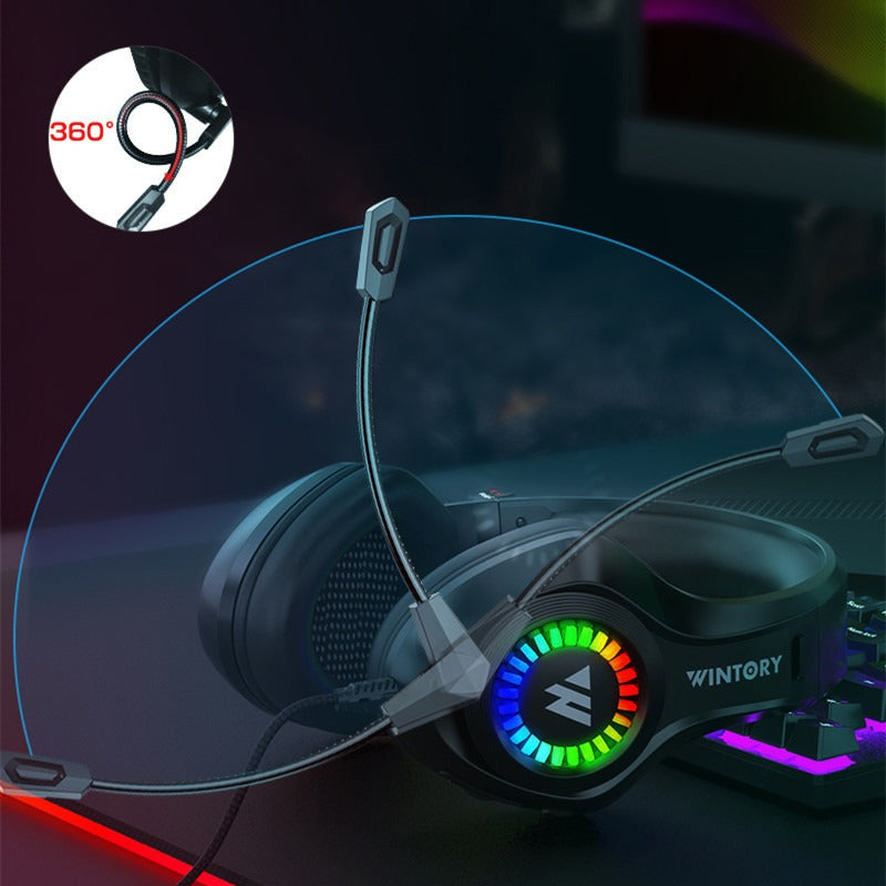 Wired E-Sports Luminous Gaming Headphones