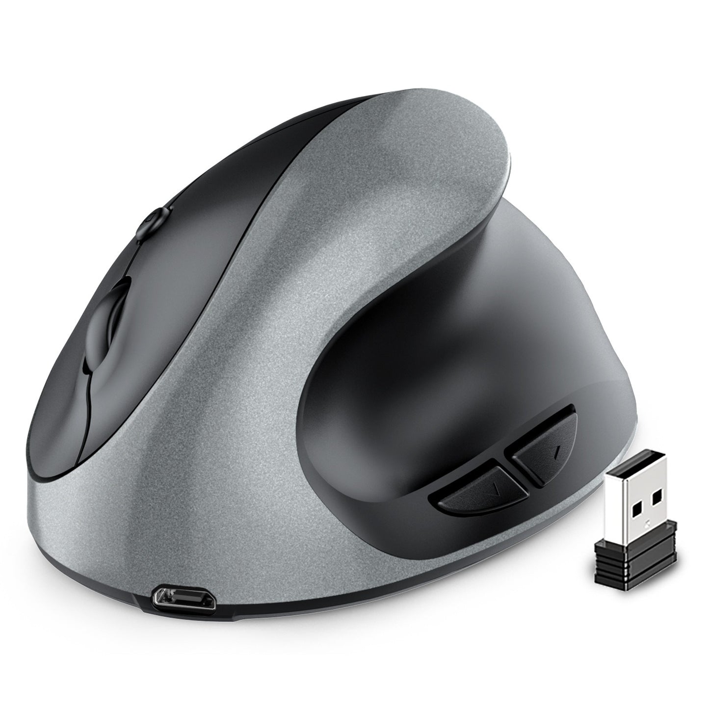 Ergonomic Vertical Silent Wireless Mouse
