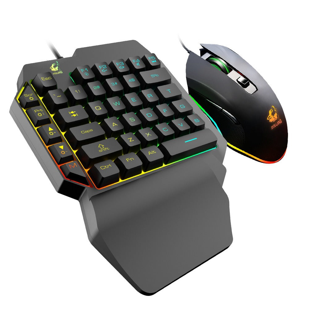 One-Handed Keyboard and Mouse Set Throne