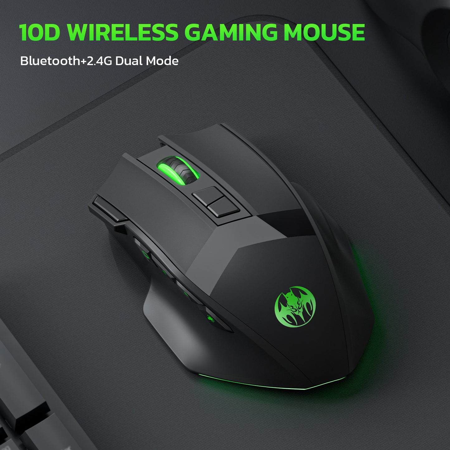 Wireless Charging Bluetooth Dual-Mode Gaming Mouse