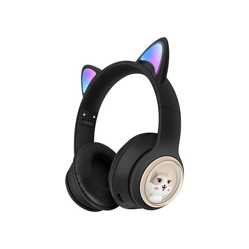 Luminous Cat's Ears Bluetooth Headset - Wireless Gaming Headset