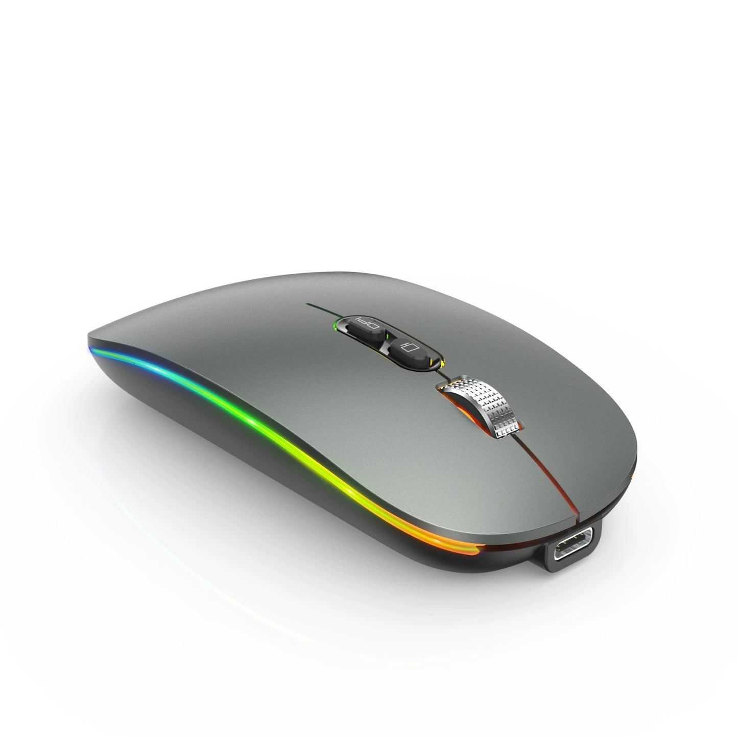 Wireless Rechargeable Illuminated Bluetooth Dual-Mode Multifunctional Mouse