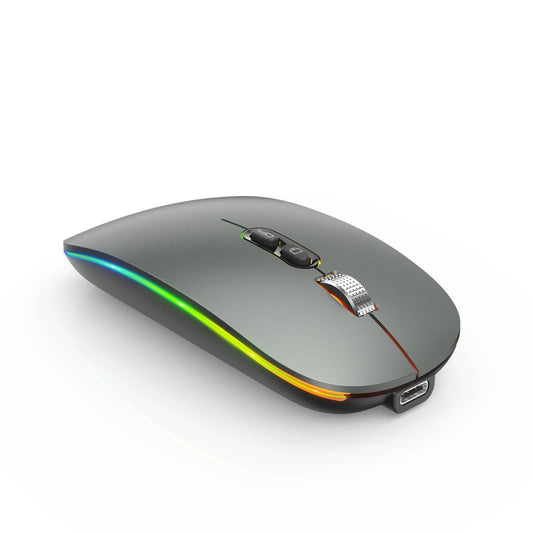 Wireless Rechargeable Illuminated Bluetooth Dual-Mode Multifunctional Mouse