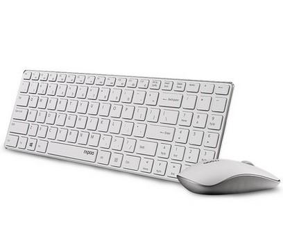 Ultra Thin Metal Wireless Keyboard And Mouse Combo For PC