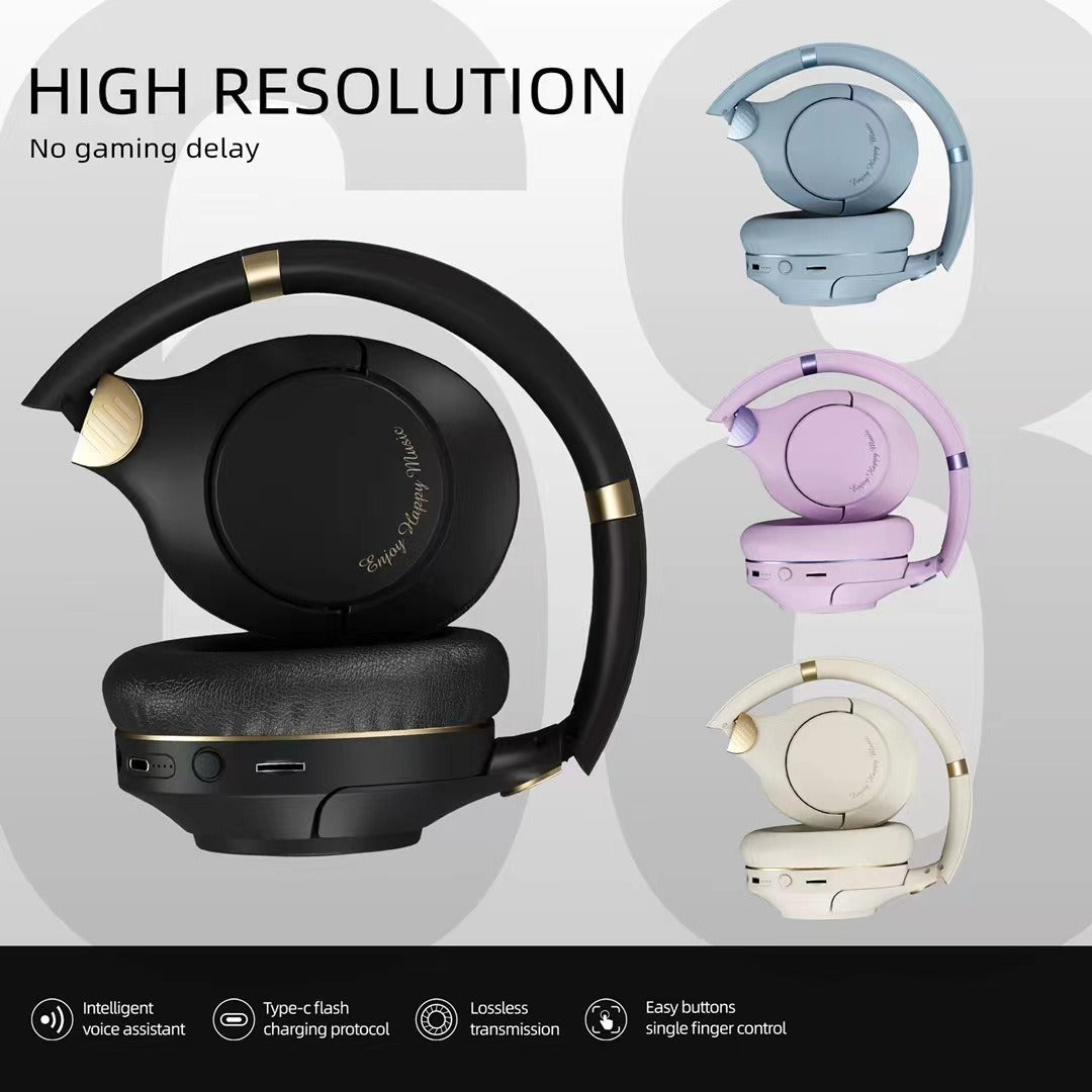 Wireless Bluetooth Headset with Heavy Bass