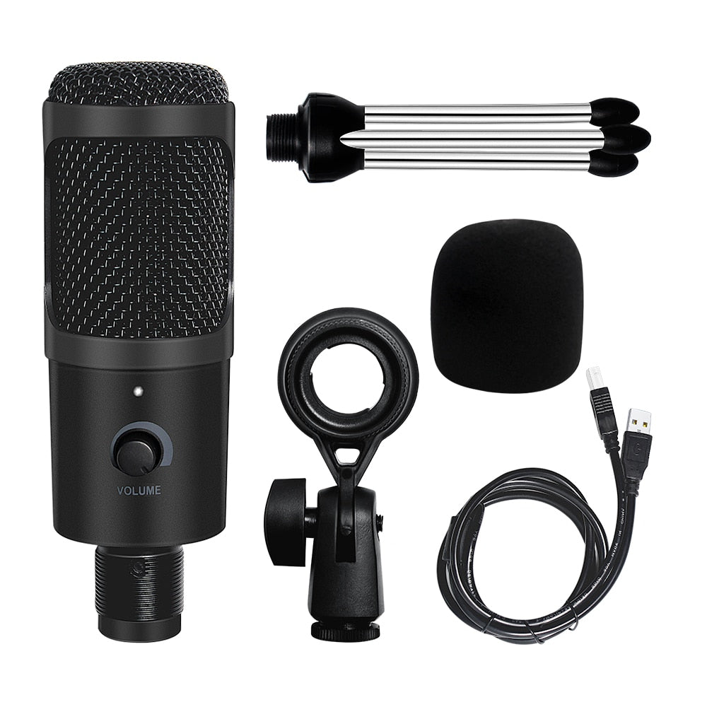 Professional USB Condenser Microphone for Gaming