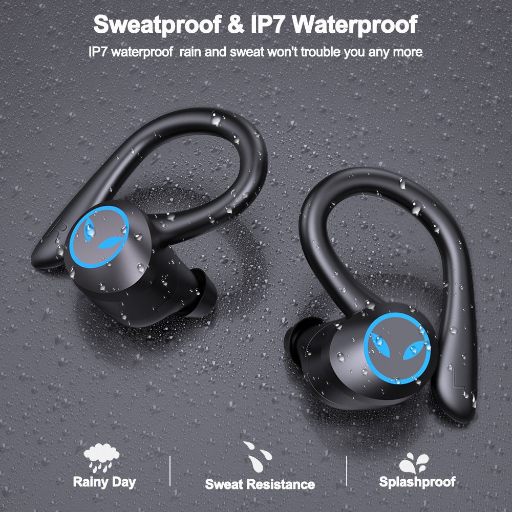 Wireless Bluetooth Sports Headset - Noise-Cancelling & Waterproof